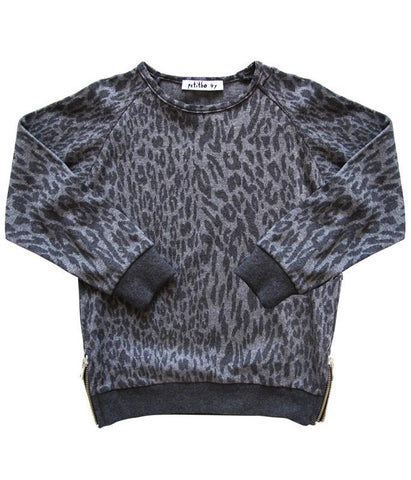 Sweatshirt, Leopard - blaze + wander™